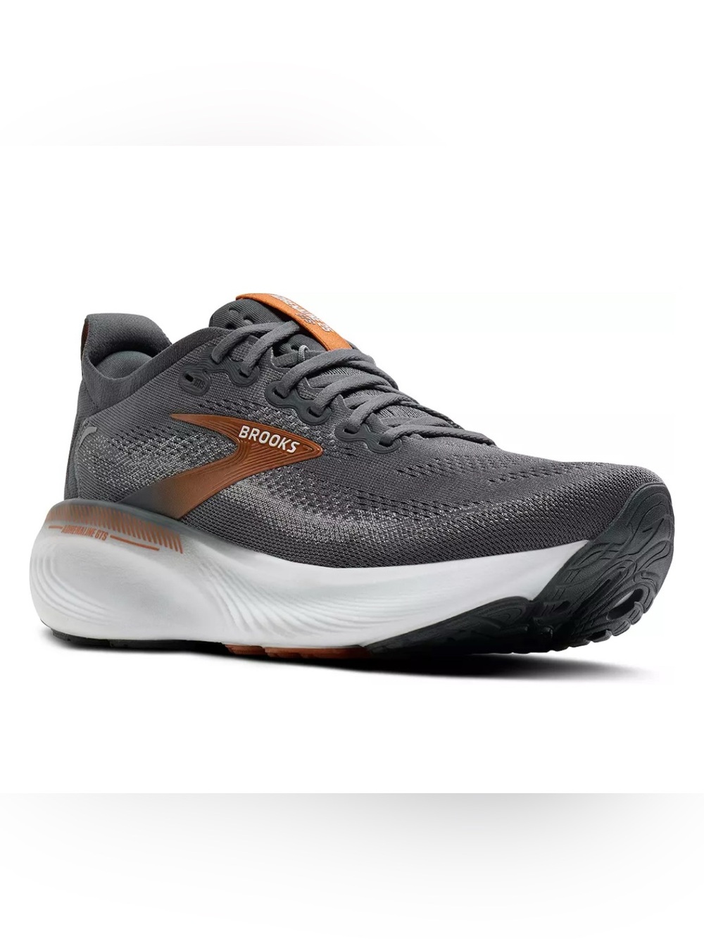 Brooks Adrenaline GTS 25 Men's Turbulence/Bombay Brown/Gray 110454-1D-040 New